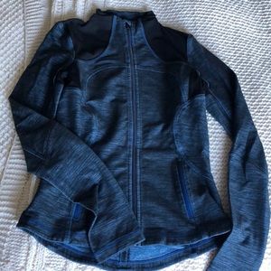 Blue Lululemon running jacket